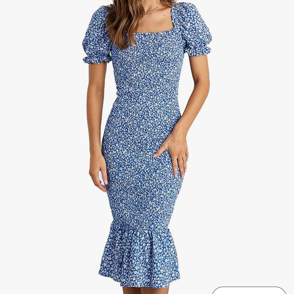 NWT Pretty Garden Midi Dress